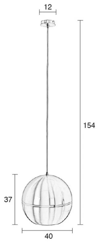 Lampada da soffitto in oro Retro, ø 40 cm Retro '70 - Zuiver