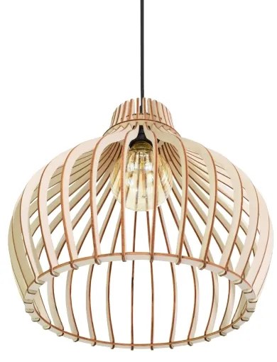 Lampadario su corda BARREL 1xE27/24W/230V diametro 38 cm