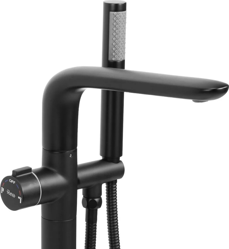 Rubinetto indipendente Rea CLARK  Black