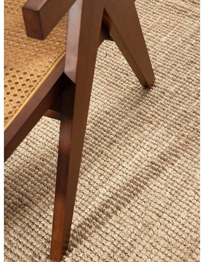 Tappeto rotondo color crema in iuta ø 160 cm Bouclé Jaipur – Hanse Home