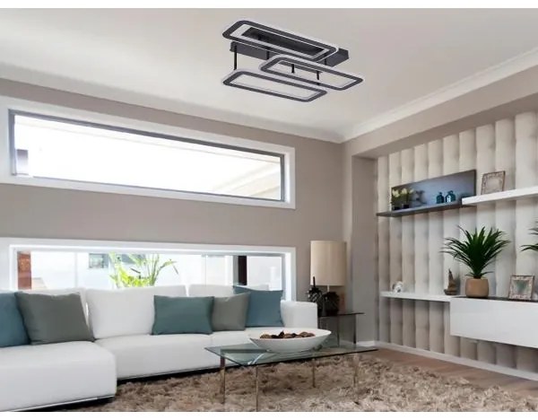 Lampadario a plafone LED dimmerabile LED/90W/230V 3000-6500K + telecomando