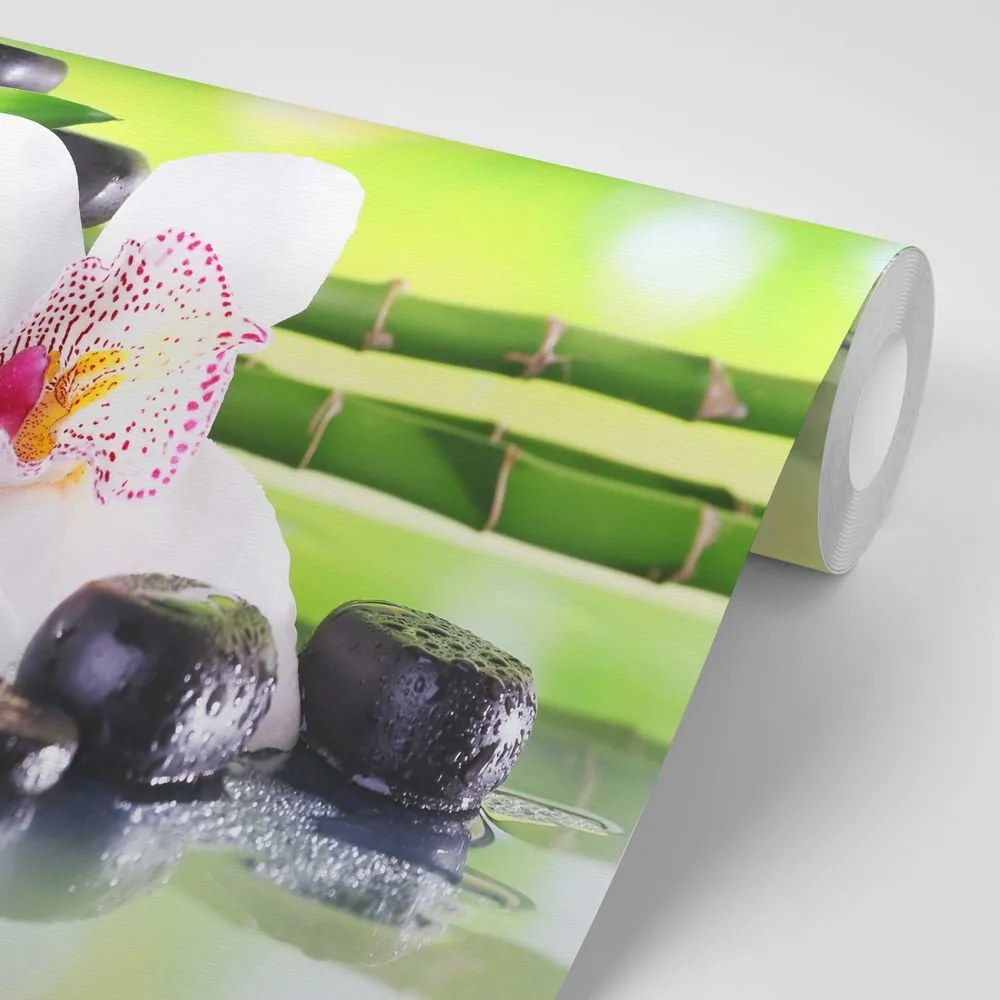 Carta da parati – Orchidea giapponese