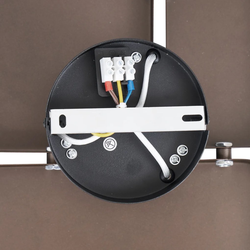 Lampada da parete di design bronzo a 3 luci - Planes