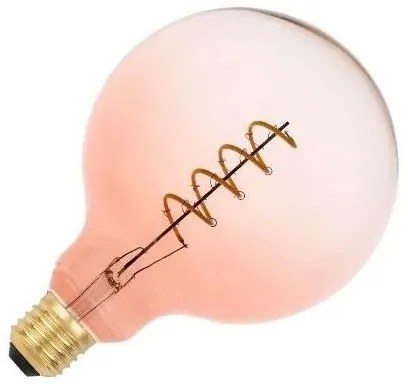 Lampadina LED FILAMENT SPIRAL G125 E27/4W/230V 2000K rosa