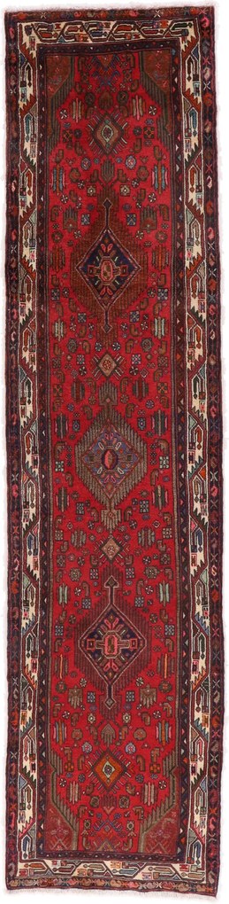 Hamedan Tappeto persiano 340 x 80 (Iran) Annodato A Mano