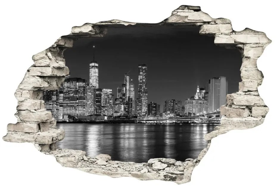 Adesivo del foro di New York Landscape Night in New York - Ambiance