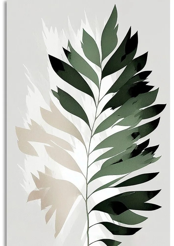 Quadro su tela – Felce minimalista