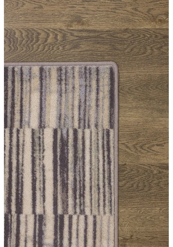 Tappeto in lana grigio 160x240 cm Grids - Agnella