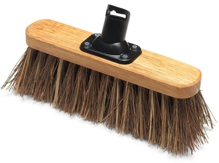 Testa di scopa con fibre di palma rigide Verniciata, 26,5 cm - Addis