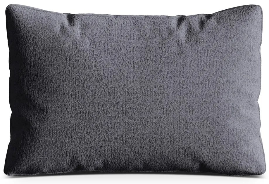 Cuscino per divano grigio scuro con rivestimento in bouclé Kemi – Cosmopolitan Design