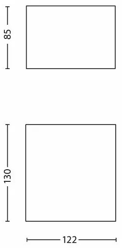 Philips 17303/47/16 - Applique a LED da esterno MACAW LED/3W/230V IP44