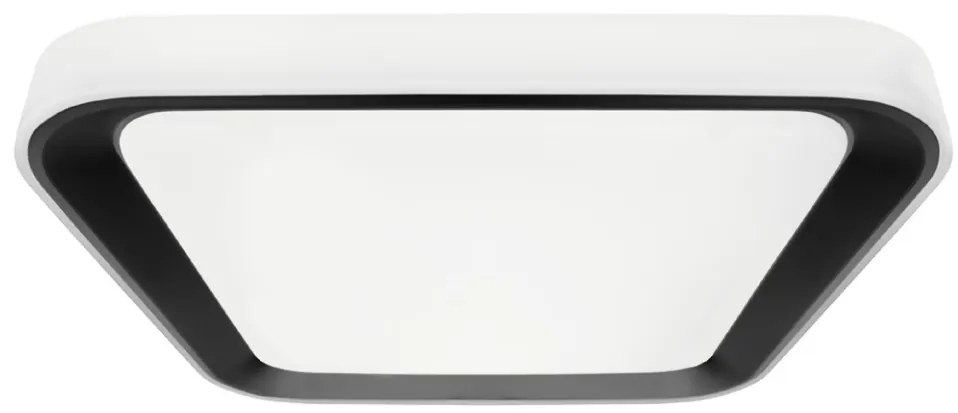 Plafoniera LED dimmerabile QUADRO 66W 230V 3000-6000K bianco/nero + DO