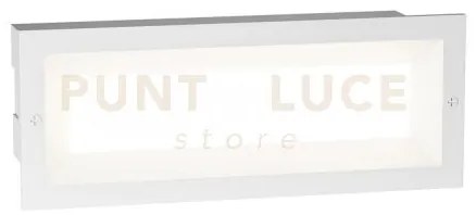 Ges1190c- segnapassi incasso led 3000k 587lm 13w colore bianco