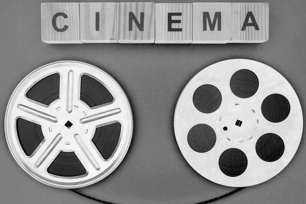 Quadro su tela – Pellicola cinematografica in bianco e nero