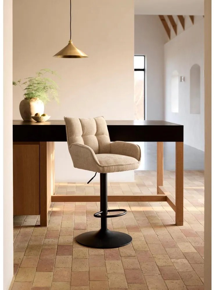 Set di sbagelli da bar color crema con altezza regolabile 2 pz Marilla – Unique Furniture