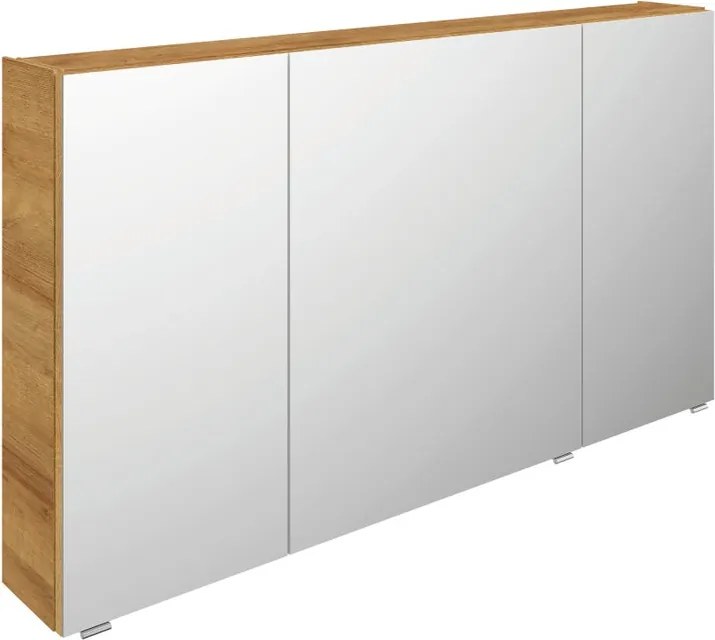 Specchio contenitore Image PELIPAL, 3 ante apertura da destra e sinistra P 17 x L 130 x H 70.3 cm