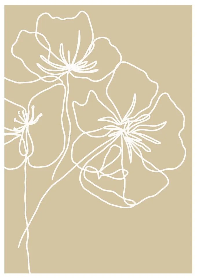 Poster 29x41,4 cm Kvetoucí - Veronika Boulová