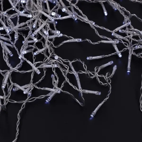 Brilagi - Catena luminosa natalizia LED per esterni 400 LED/8 funzioni 23 m IP44 bianco freddo