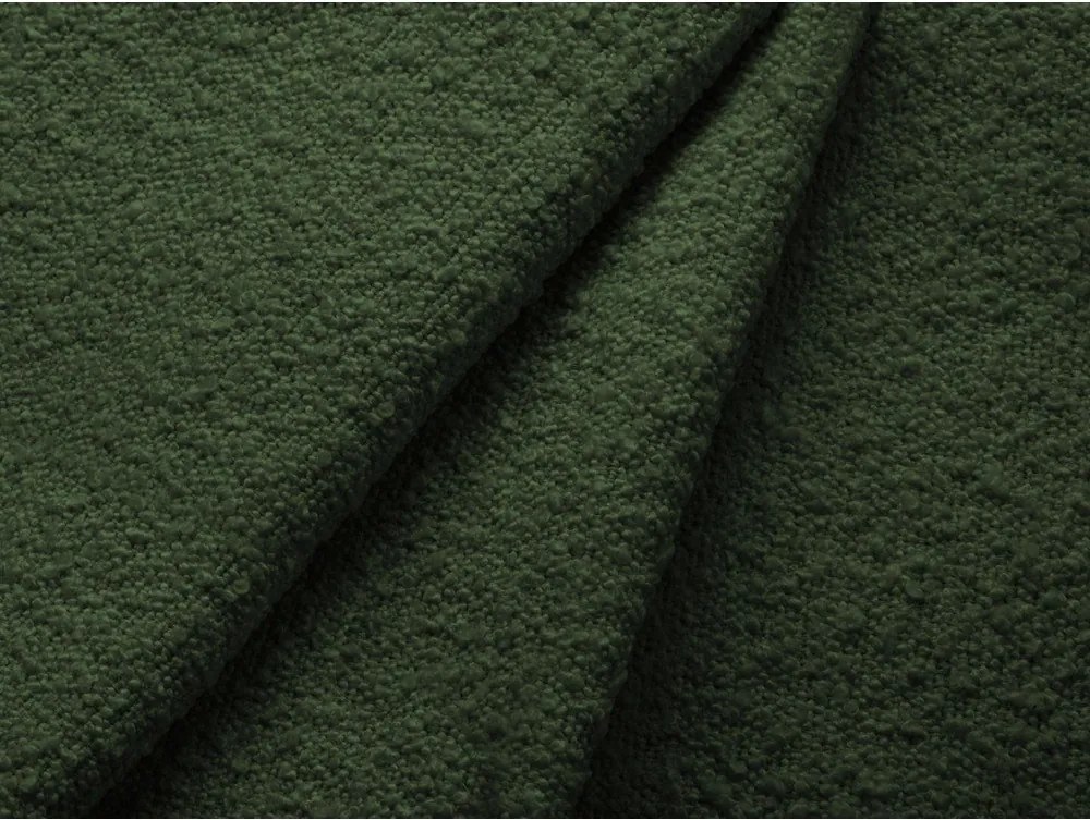 Divano verde con rivestimento in bouclé 208 cm Poppy – Micadoni