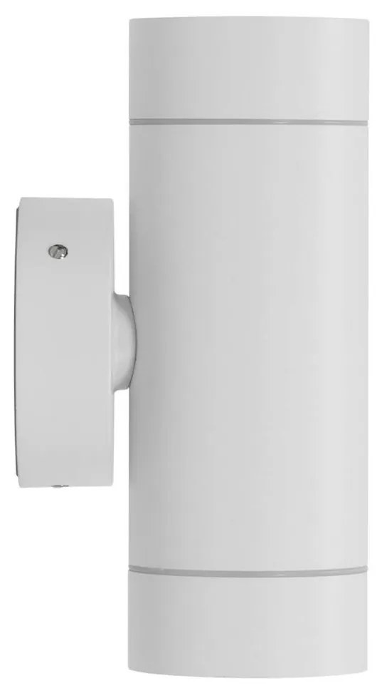 Applique Cilindrica Bidirezionale IP65 2xGU10 Bianca Colore Bianco