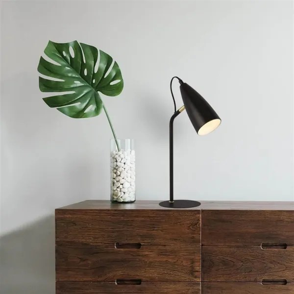 Searchlight EU60970BK - Lampada da tavolo STYLUS 1xE14/7W/230V nero