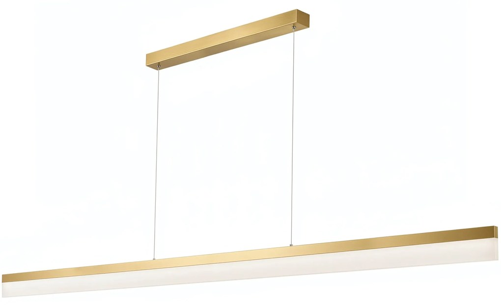 Lampada da soffitto LED APP1697-CP 200 cm Brush Gold