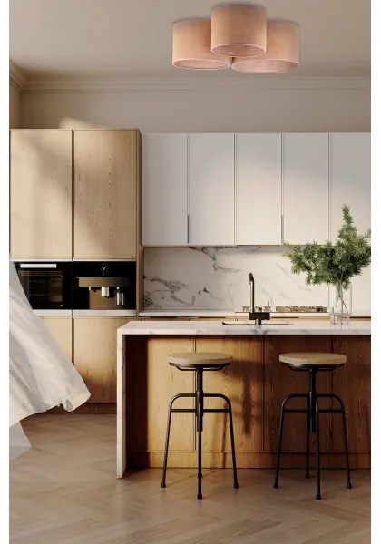 Duolla - Plafoniera ROLLER TRIO 3xE27/60W/230V beige