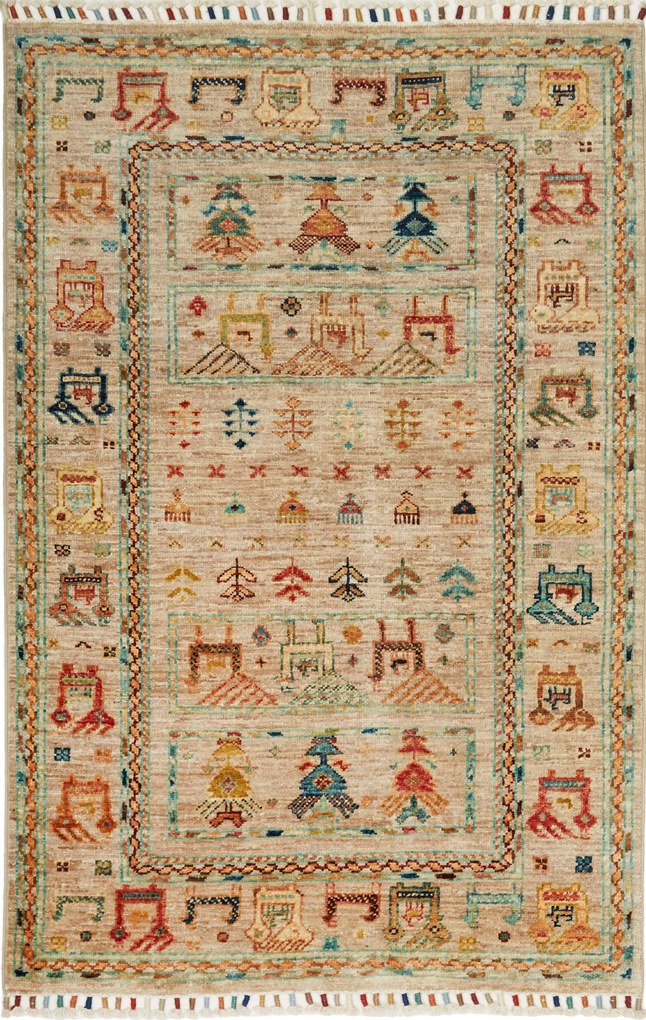 Samarkand Tappeto 80 x 120 (Pakistan) Annodato A Mano