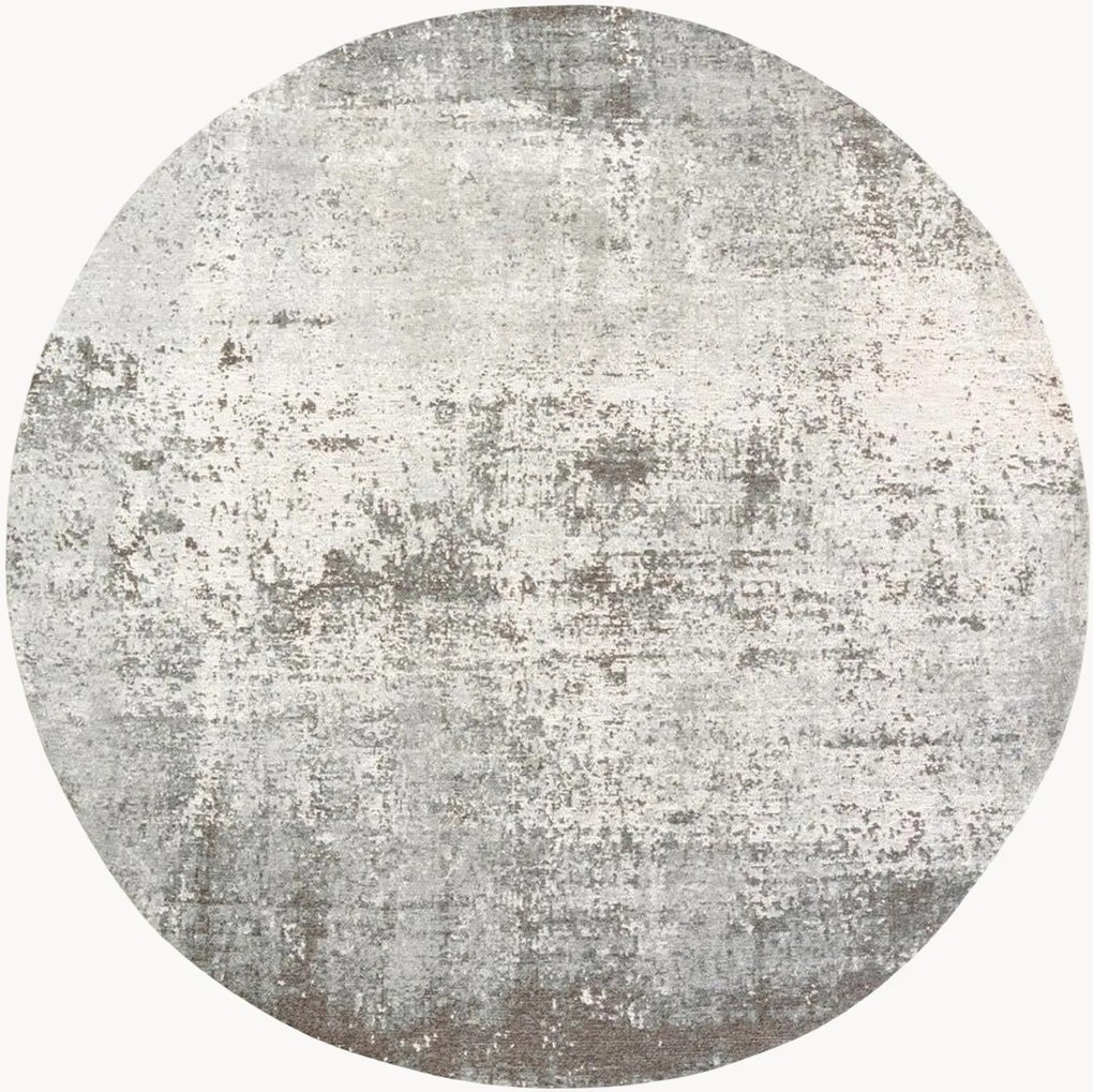 Tappeto rotondo jacquard lavabile da interno-esterno Virgin Land