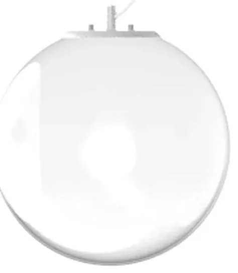 Ideal Lux - Lampadario a sospensione con filo MAPA 1xE27/42W/230V diametro 30 cm limpido