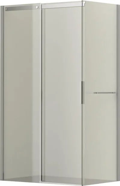 Pannello laterale per box doccia Diamante L 87 x H 195cm, Sp. 6 mm vetro vetro senza finitura / trasparente profilo in alluminio