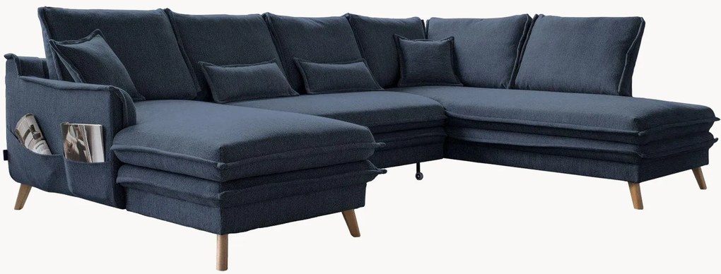 Divano angolare panoramico 8 posti con contenitore Charming Charlie, sinistra