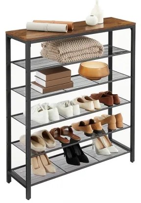 Scarpiera DAVOR marrone/nera