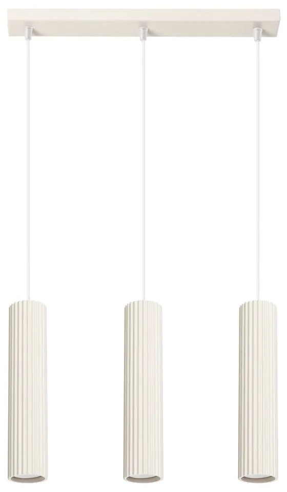 Lampadario color crema Gleam – Sollux