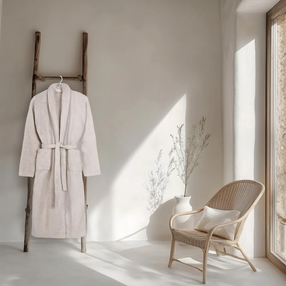 Accappatoio beige in cotone XS/S Terry – HIP