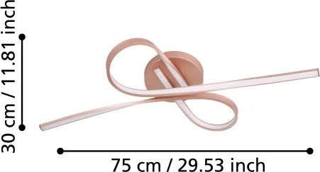 Eglo 97361 - Lampadario LED fisso PALOZZA 2xLED/11W/230V