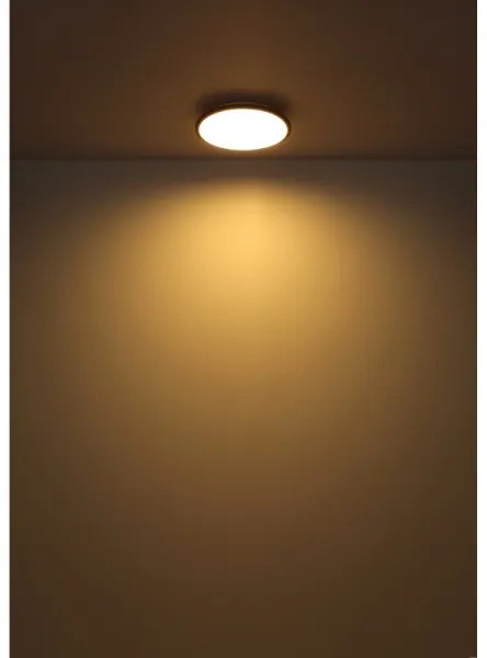 Globo 41569-18B - Plafoniera LED XANDER LED/18W/230V 3000K diametro 35 cm nero