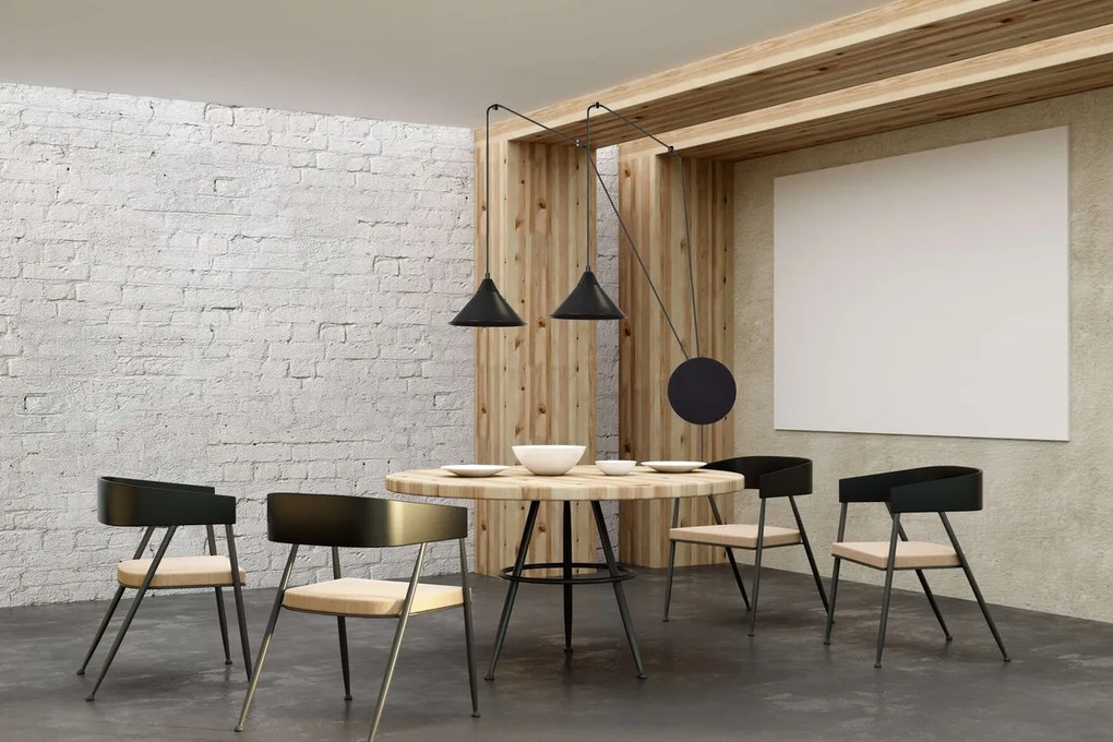 Piantana a Sospensione ABRAMO 2 WHITE o Black