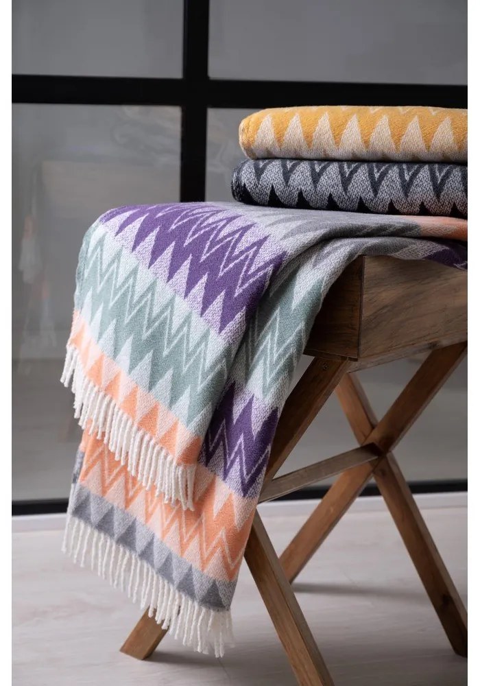 Coperta 140x180 cm Zig Zag - Euromant