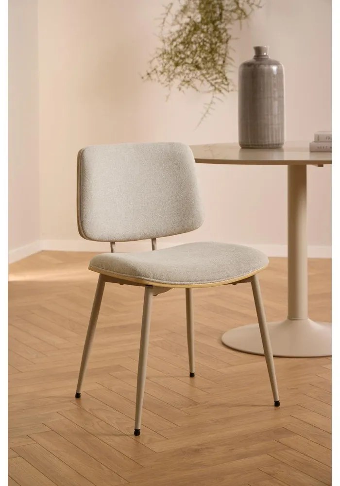 Sedia da pranzo color crema Owen - Actona