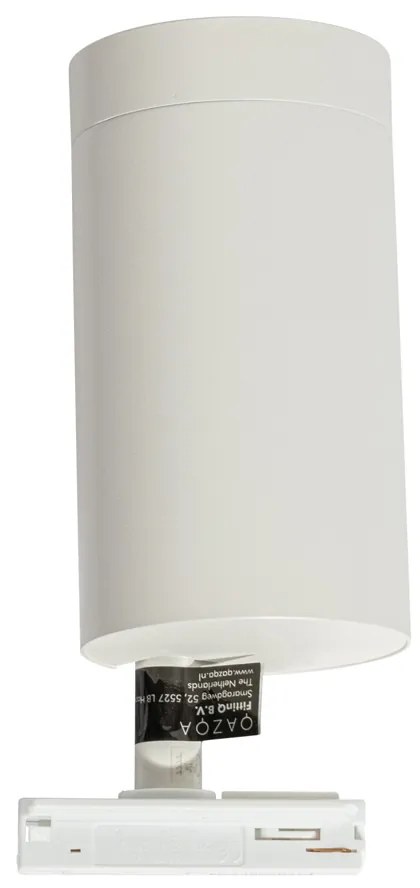 Faretto moderno bianco per sistema a binario monofase 70 mm - Iconic Jeana Luxe