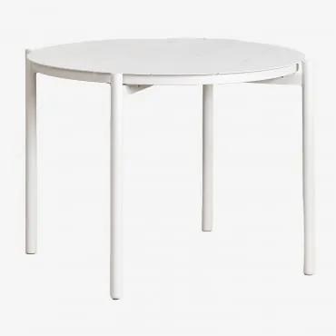 Tavolo da giardino rotondo in alluminio (Ø109 cm) Elton - Sklum