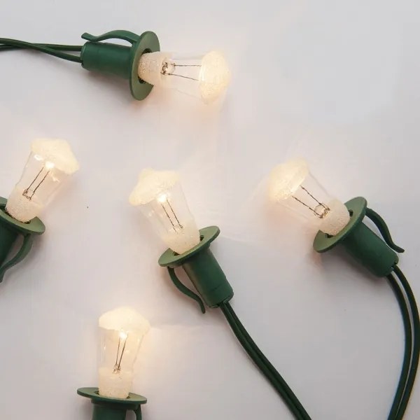 strisce natalizie LANTERN 12xE10/10,7m bianco caldo