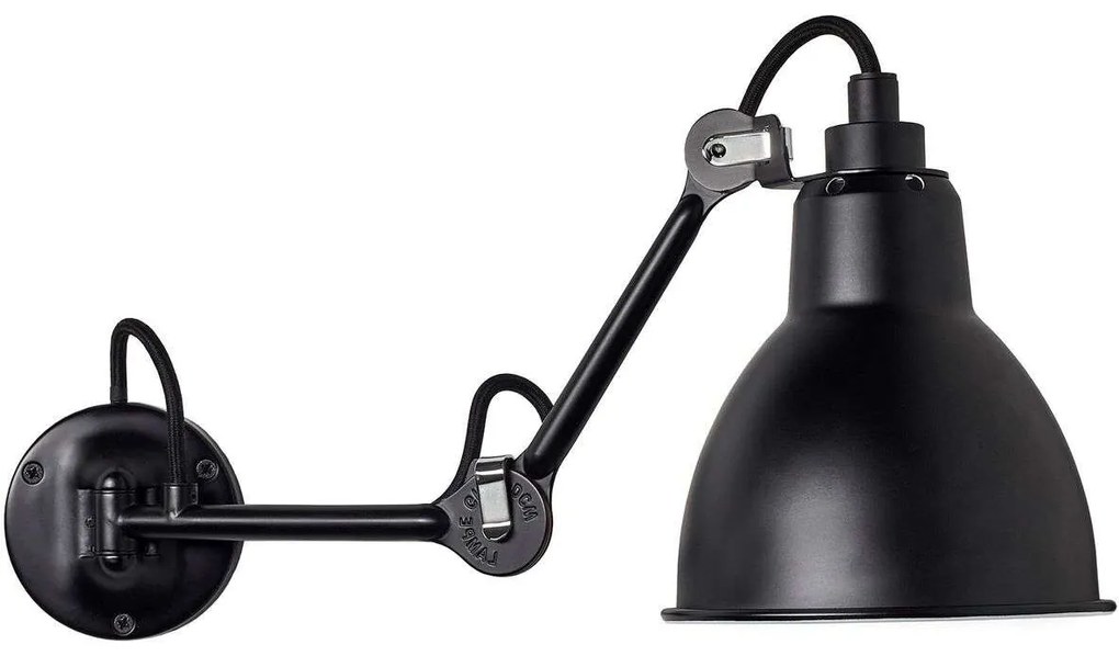 DCW - 204 Applique da Parete Nero Lampe Gras