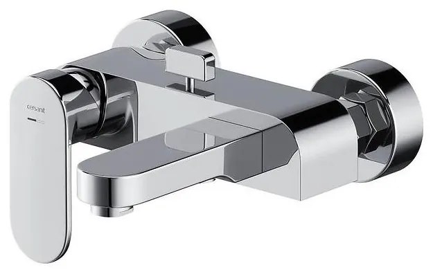 Cersanit S951-304 - Rubinetto vasca da bagno CREA cromo lucido