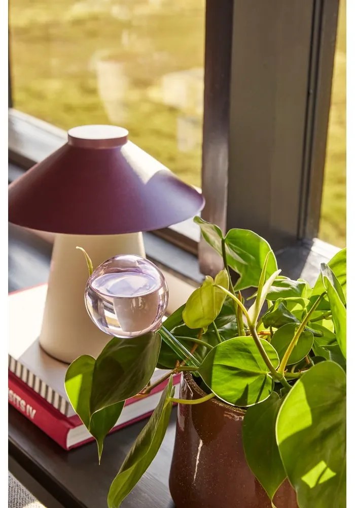 Lampada da tavolo in metallo viola e beige Chipper - Hübsch