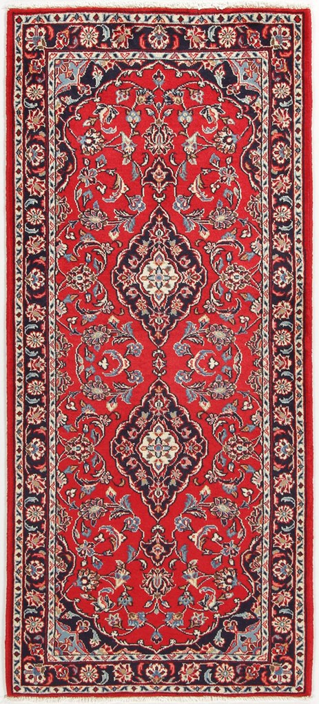 Kashan Tappeto persiano 80x200 (Iran) Annodato A Mano