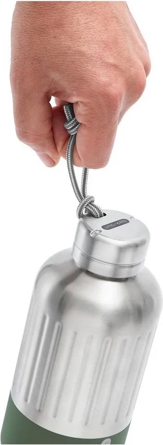 Bottiglia termica argentata in acciaio inox 650 ml Explorer – Black + Blum