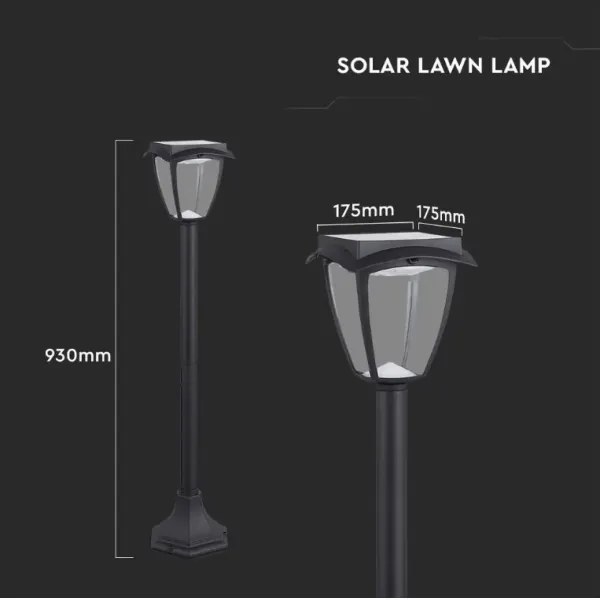 Lampada solare LED LED/2W/230V 93 cm 3000/6000K IP65 2200 mAh