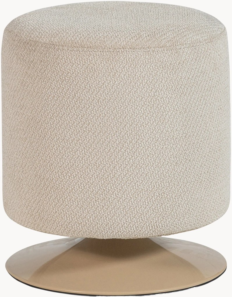Pouf girevole in bouclé Islen